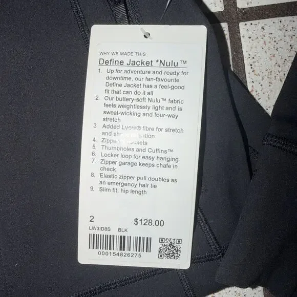 Lululemon Define Jacket *Nulu Size 2 In black - Picture 2 of 7